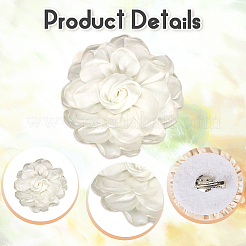 Satin Flower for Ornament Appliques&nbsp;FIND-WH20033-070B