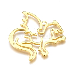 Alloy Open Back Bezel Pendants&nbsp;PALLOY-P182-25G