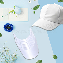 10Pcs PE Plastic Hat Brim Board for Peaked Cap&nbsp;DIY-CP0013-58A