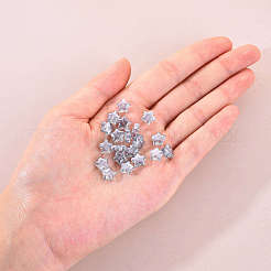 20Pcs Transparent Spray Painted Glass Beads&nbsp;GLAA-YW0001-14