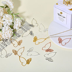 120Pcs 6 Colors Tibetan Style Alloy Pendants&nbsp;FIND-CA0009-24
