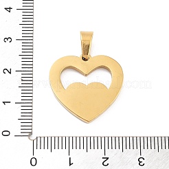 304 Stainless Steel Pendant&nbsp;LS-STAS-M062-01G-F