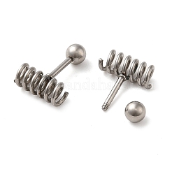 Non-Tarnish 304 Stainless Steel Stud Earrings&nbsp;EJEW-Q795-01P