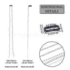 4Pcs 2 Style Iron Snap Hair Clips&nbsp;PHAR-AR0001-06