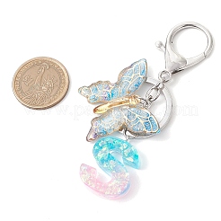 Butterfly Shape Resin & Acrylic Keychain&nbsp;KEYC-JKC01067-08