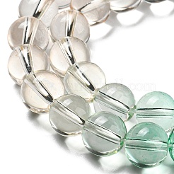 Dyed & Heated Synthetic Quartz Beads Strands&nbsp;G-P502-01C-01
