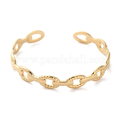304 Stainless Steel Cuff Bangles for Women&nbsp;BJEW-K263-05G-04