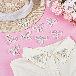 10Pcs Imitation Pearl & Glass Beads Sew on Appliques&nbsp;DIY-CY0001-29