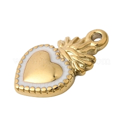 304 Stainless Steel Enamel Pendants&nbsp;STAS-B128-38G