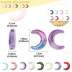 20Pcs Gradient Color Handmade Lampwork Beads&nbsp;LAMP-FS0001-18A
