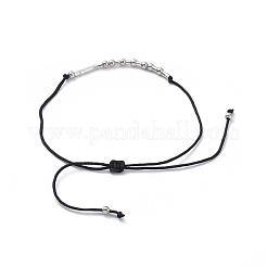 Unisex Adjustable Morse Code Bracelets&nbsp;BJEW-JB04988-03