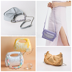 6Pcs 6 Colors Plastic Cable Chain Bag Strap&nbsp;FIND-WR0002-37