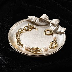 Stainless Steel Cable Chains Link Bracelets&nbsp;BJEW-F485-02G