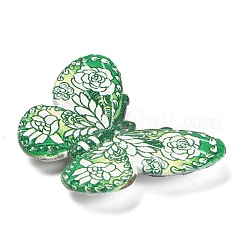 Printed Opaque Acrylic Beads&nbsp;MACR-R004-02G