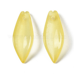 Transparent Spray Painted Glass Pendants&nbsp;GGLA-S054-015E-04