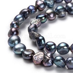 Natural Cultured Freshwater Pearl Beads Strands&nbsp;PEAR-L033-45G