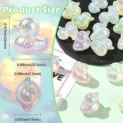 Opaque Luminous Acrylic Beads&nbsp;OACR-CJC0010-24