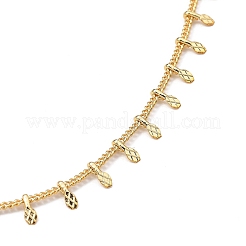 Brass Curb Chain Necklaces&nbsp;NJEW-JN03070-02