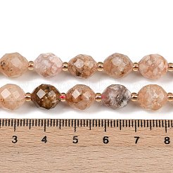 Natural Cherry Blossom Agate Beads Strands&nbsp;G-N342-149I-18