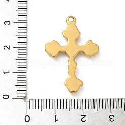 Ion Plating(IP) 304 Stainless Steel Pendant Cabochon Settings&nbsp;STAS-M082-03G
