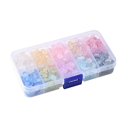 400Pcs 10 Colors Transparent Acrylic Beads&nbsp;OACR-FS0004-08