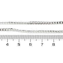 Brass Curb Chains Necklaces for Women&nbsp;NJEW-D302-39P