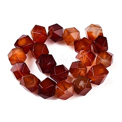 Natural Red Agate Beads Strands&nbsp;G-T138-40