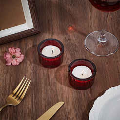 2Pcs Glass Candle Cups&nbsp;AJEW-SP0006-39B