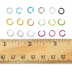 36G 18 Colors Aluminum Wire Open Jump Rings&nbsp;FIND-FS0001-82