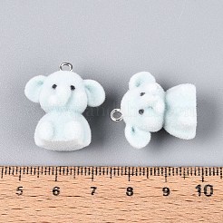 Flocky Animal Resin Pendants&nbsp;FIND-S001-06A