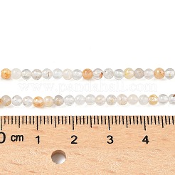 Natural White Topaz Beads Strands&nbsp;G-RM250101-E9