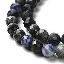 Natural Sodalite Beads Strands&nbsp;LS-G-RM2025-A19-7mm