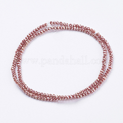 Electroplate Glass Beads Strands&nbsp;X-GLAA-F078-FR07