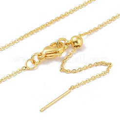 Brass Chain Necklaces&nbsp;NJEW-P309-06G