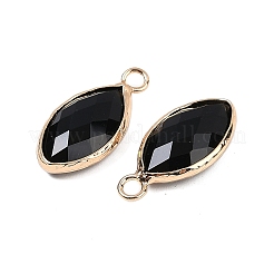 Natural Obsidian Faceted Pendants&nbsp;G-G193-01G-09
