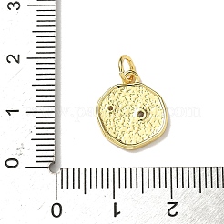 Brass Micro Pave Cubic Zirconia Charms&nbsp;KK-I276-53G