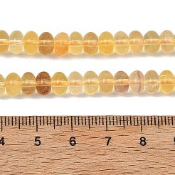 Natural Yellow Fluorite Beads Strands&nbsp;G-D103-B01-01