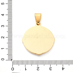 304 Stainless Steel Enamel Pendants&nbsp;STAS-U043-14G