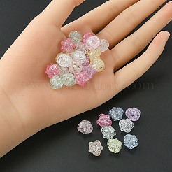 Transparent Crackle Acrylic Beads&nbsp;CACR-YW0001-08