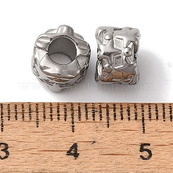 Tarnish Resistant 304 Stainless Steel European Beads&nbsp;STAS-I305-194P