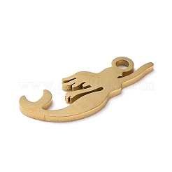 Ion Plating(IP) 304 Stainless Steel Pendants&nbsp;STAS-Q303-24G