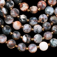 Natural Red Tree Agate Beads Strands&nbsp;G-K389-B89-01
