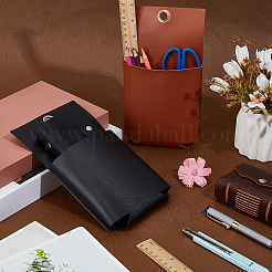 2Pcs 2 Colors PU Leather Hanging Storage Bag&nbsp;AJEW-CL0005-76