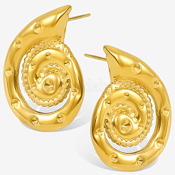 Stylish 304 Stainless Steel Conch Stud Earrings&nbsp;RY3082-2