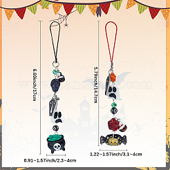 Halloween Theme DIY Mobile Straps Making Kit&nbsp;DIY-SC0032-67