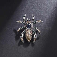 Alloy Rhinestone Brooch for Backpack Clothes&nbsp;PW-WG2D9CC-01
