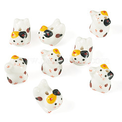 8Pcs 2 Styles Handmade Porcelain Beads&nbsp;PORC-TA0001-47B