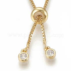 Adjustable Brass Necklace Making&nbsp;KK-Q746-002G