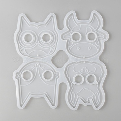 Animal Self Defense Keychain Silicone Molds&nbsp;X-DIY-P006-25