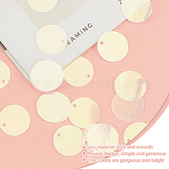 Iridescent PVC Paillette/Sequins Pendants&nbsp;PVC-GO0001-02A